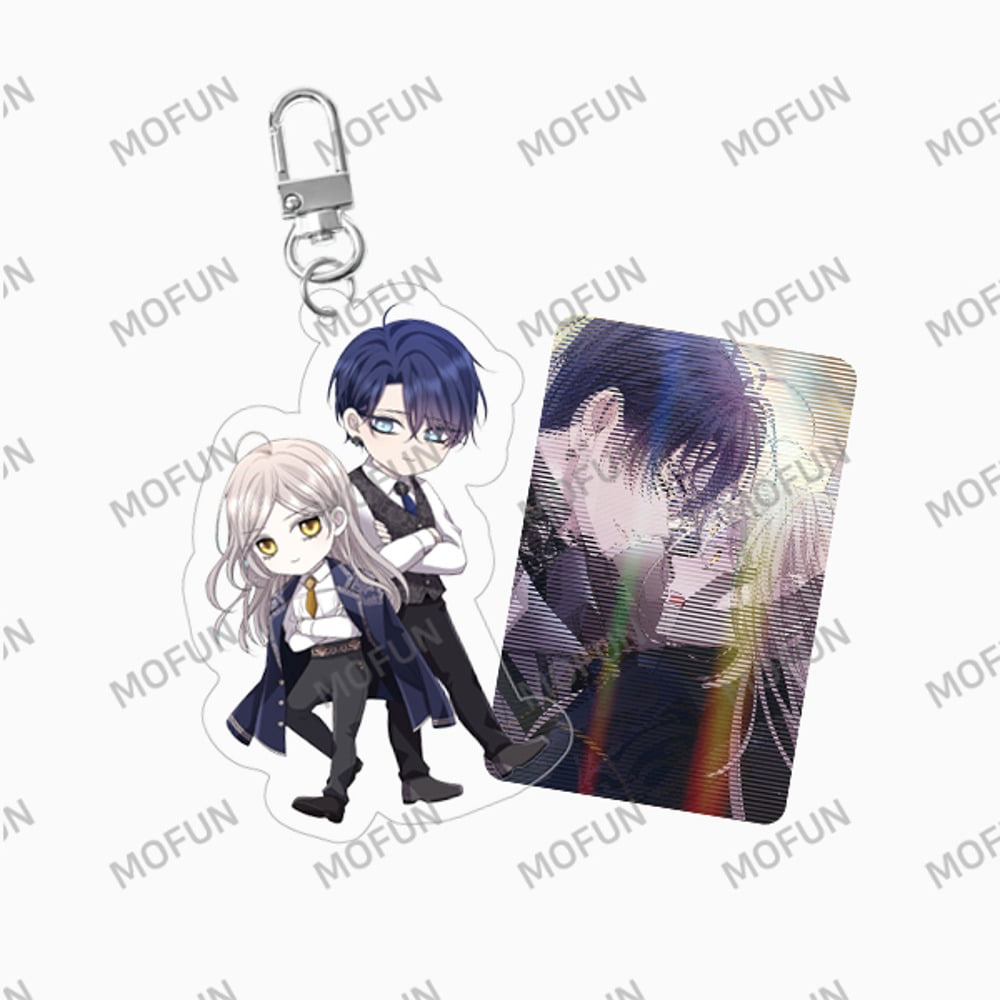 Charlotte Has Five Disciples - Acrylic Keyring & Lenticular Photocard Set