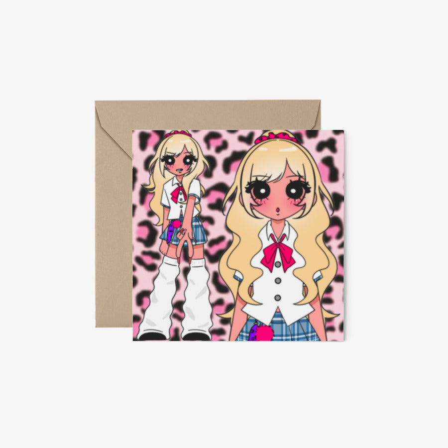 Mimpangji - Chorits Gyaru Postcard & Envelope Set