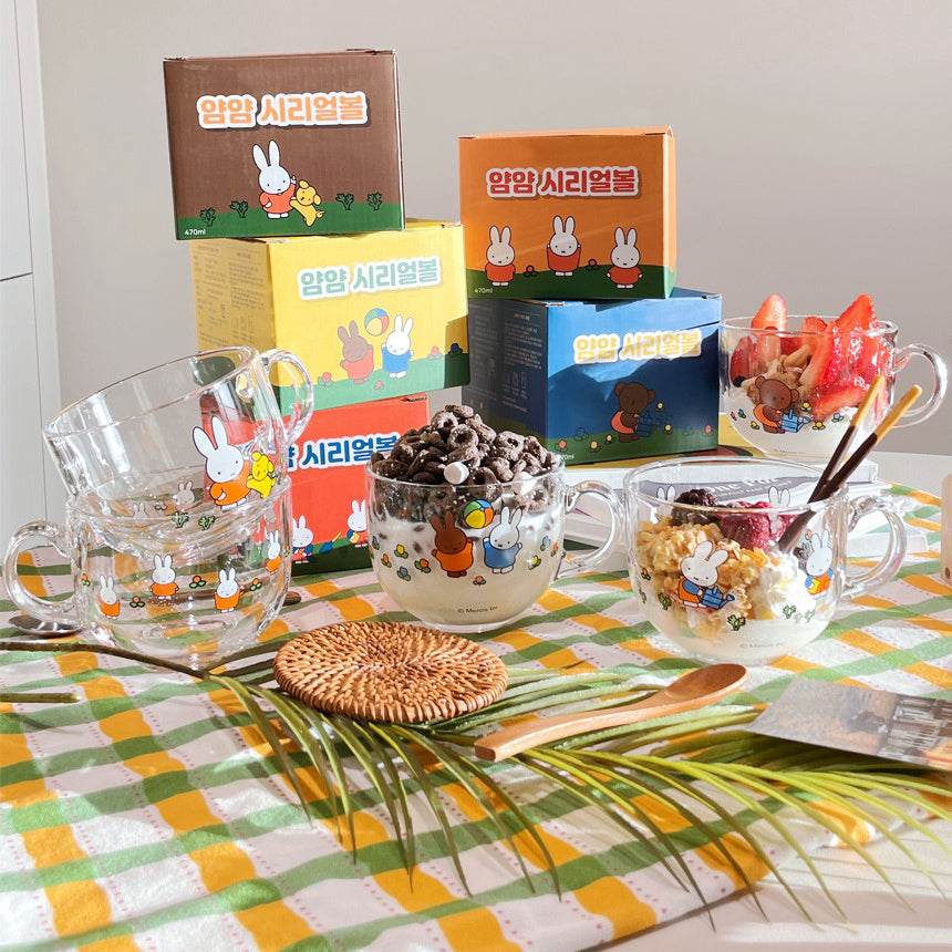 Day Needs - Miffy Glass Cereal Bowl