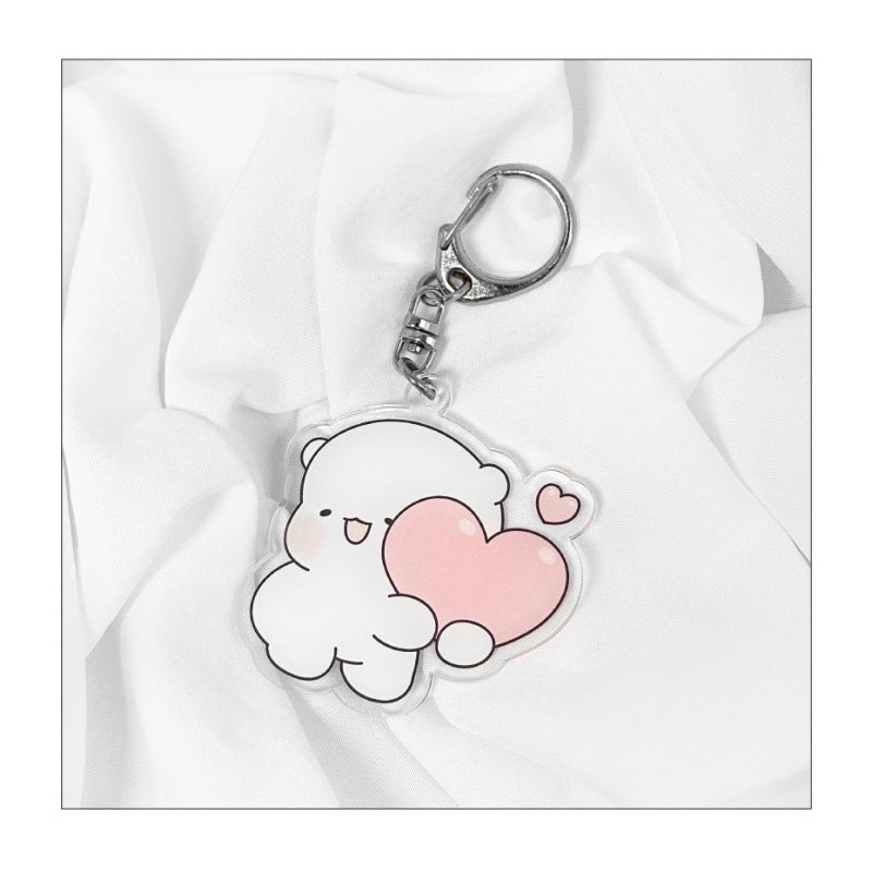 Ggongdal x Artrank - Healing Bear Acrylic Keyring