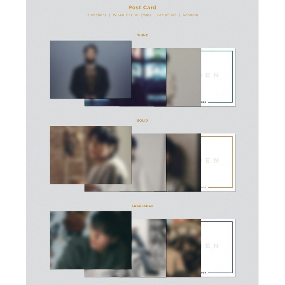 BTS Jung Kook - GOLDEN : 1st Solo Album (Photobook & Weverse Album Set)