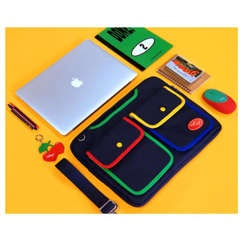 Wiggle Wiggle - Laptop Two Pocket Cross Bag – Harumio