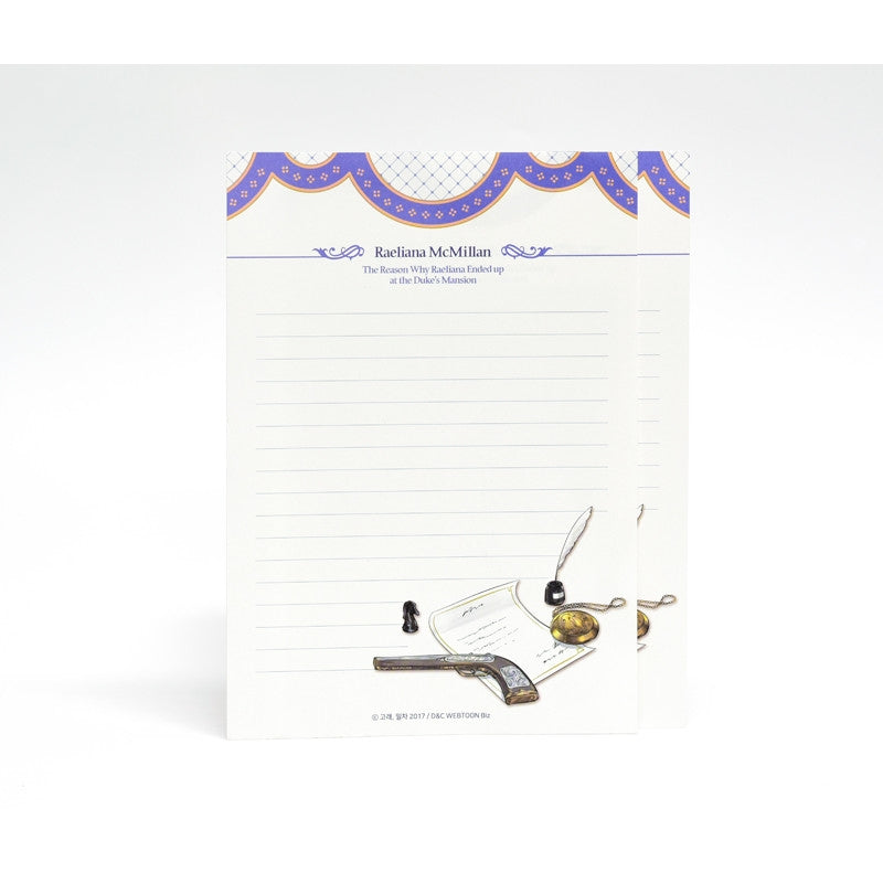 The Reason Why Raeliana Ended Up at the Duke's Mansion - Stationery Set