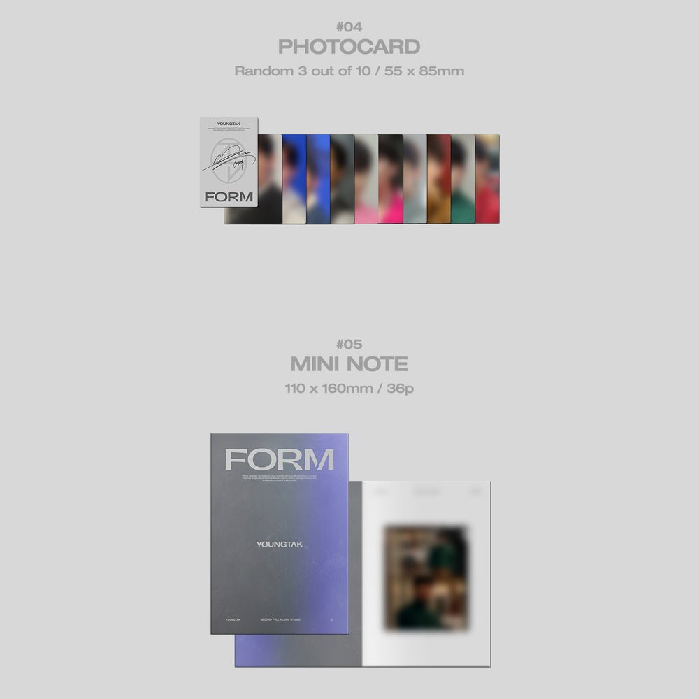 YOUNG TAK - Form : 2nd Album (Photobook Version)