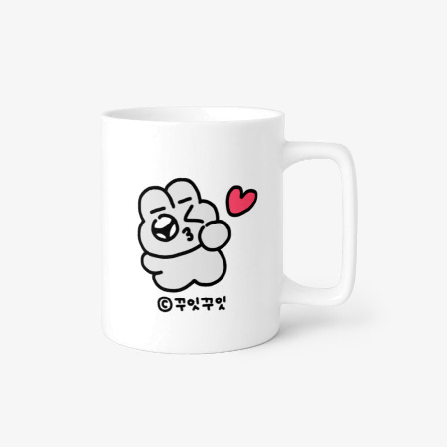 Kkuitkkuit - Bone China Classic White Mug