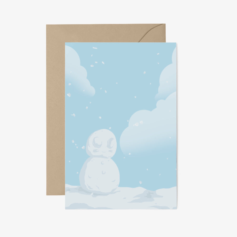 Little Waegjeo - Winter Snowfall Postcard & Envelope Set