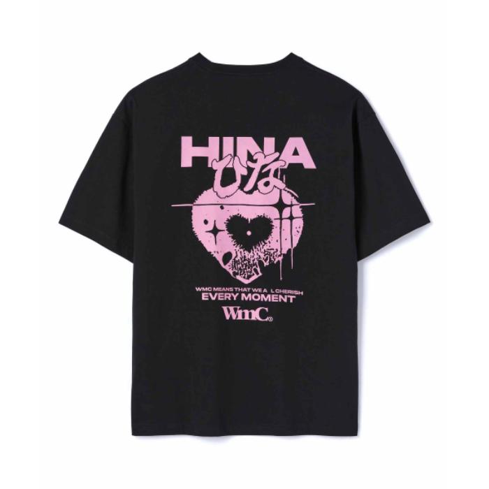 WMC x QWER Hina - Heart Eyes Short Sleeve T-Shirt