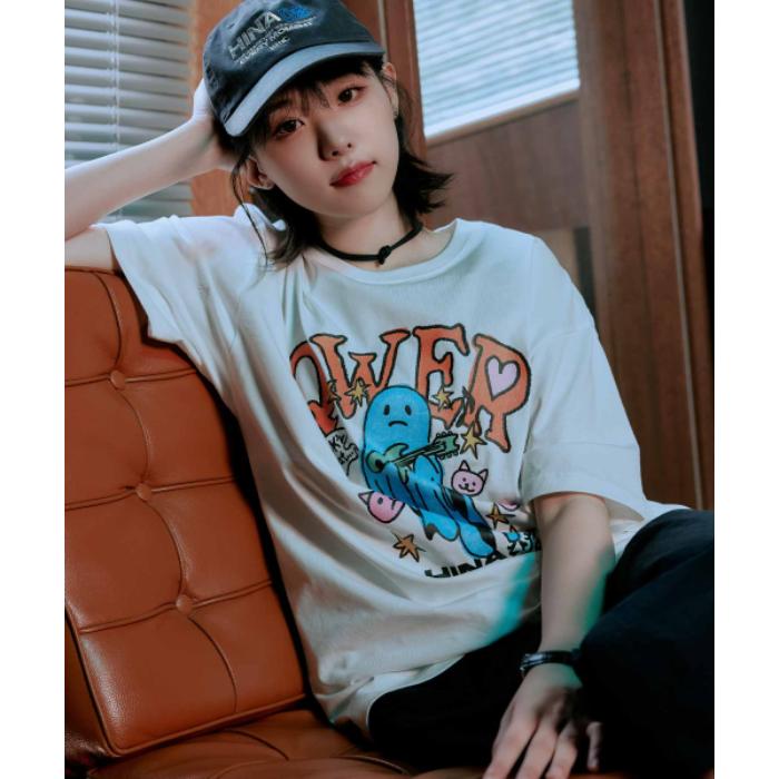 WMC x QWER Hina - Ghost Short Sleeve T-Shirt