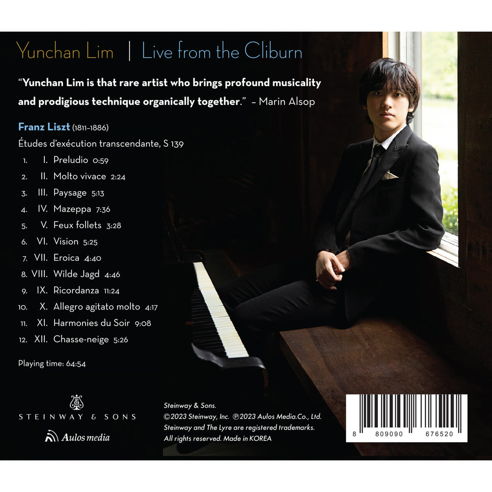 YunChan Lim - Live From The Cliburn Liszt Transcendental Etudes