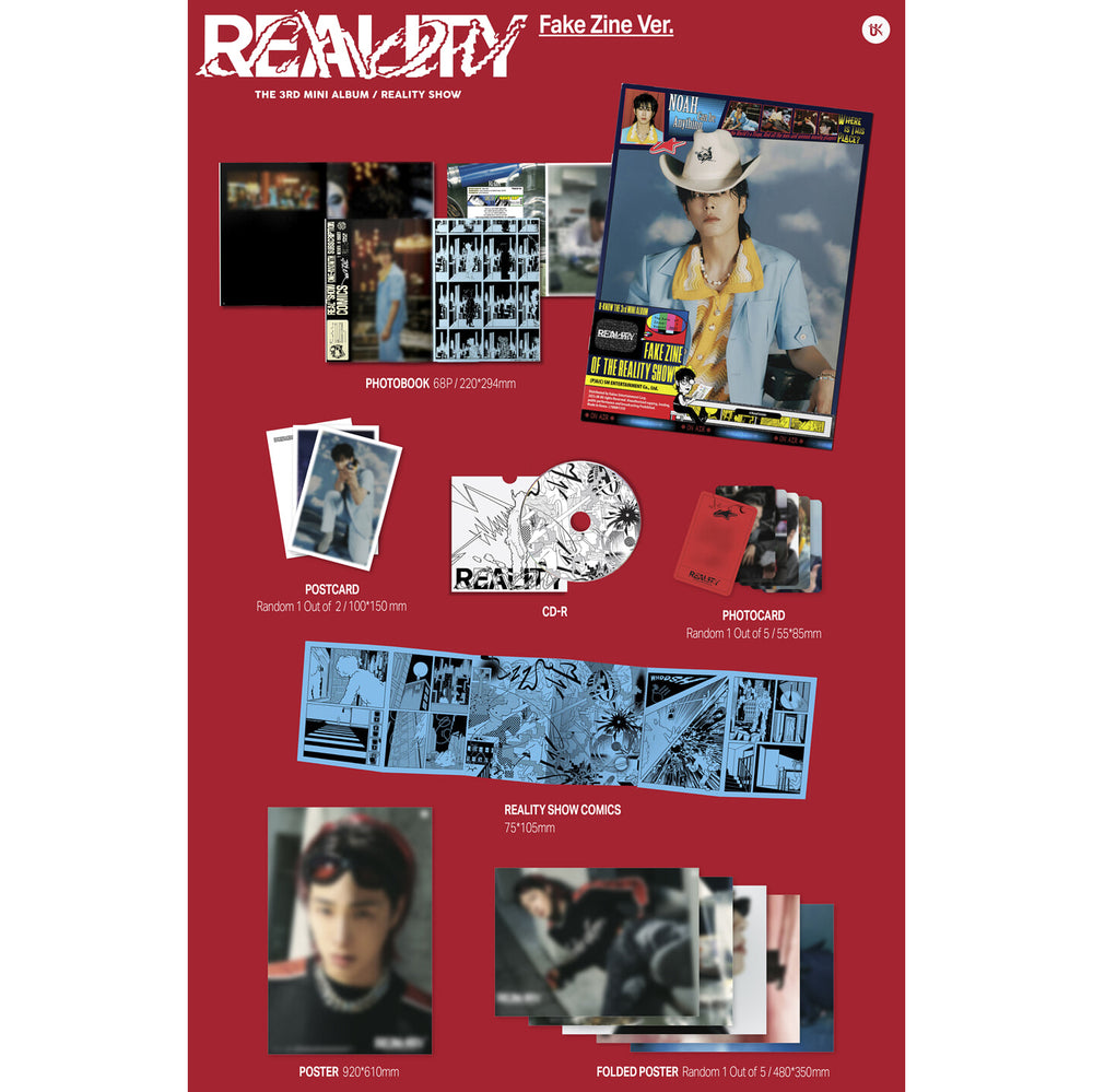 U-KNOW Yunho - Reality Show : 3rd Mini Album (Fake ZINE Version)