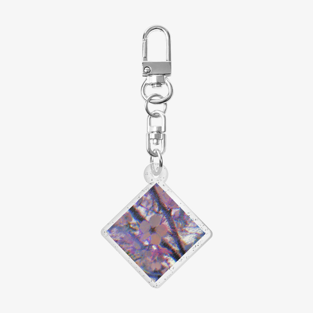 Cuspudding - Cherry Blossom Fuuta Glitter Keyring