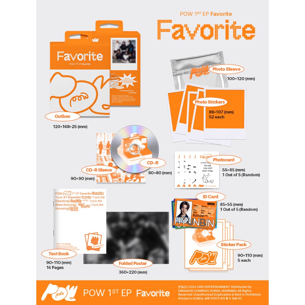 POW – Favorite : 1st EP (Random)