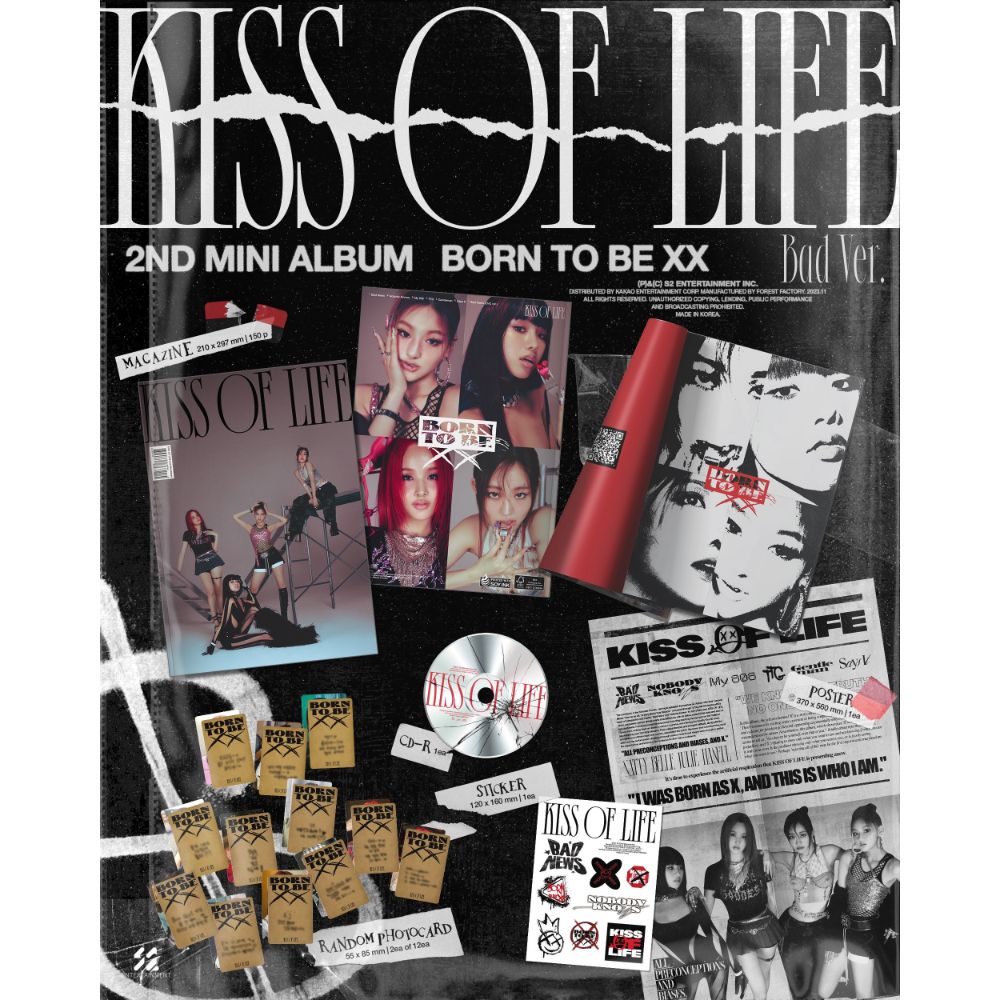 KISS OF LIFE - Born to be XX : 2nd Mini Album (Set)