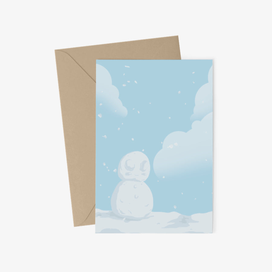 Little Waegjeo - Winter Snowfall Postcard & Envelope Set