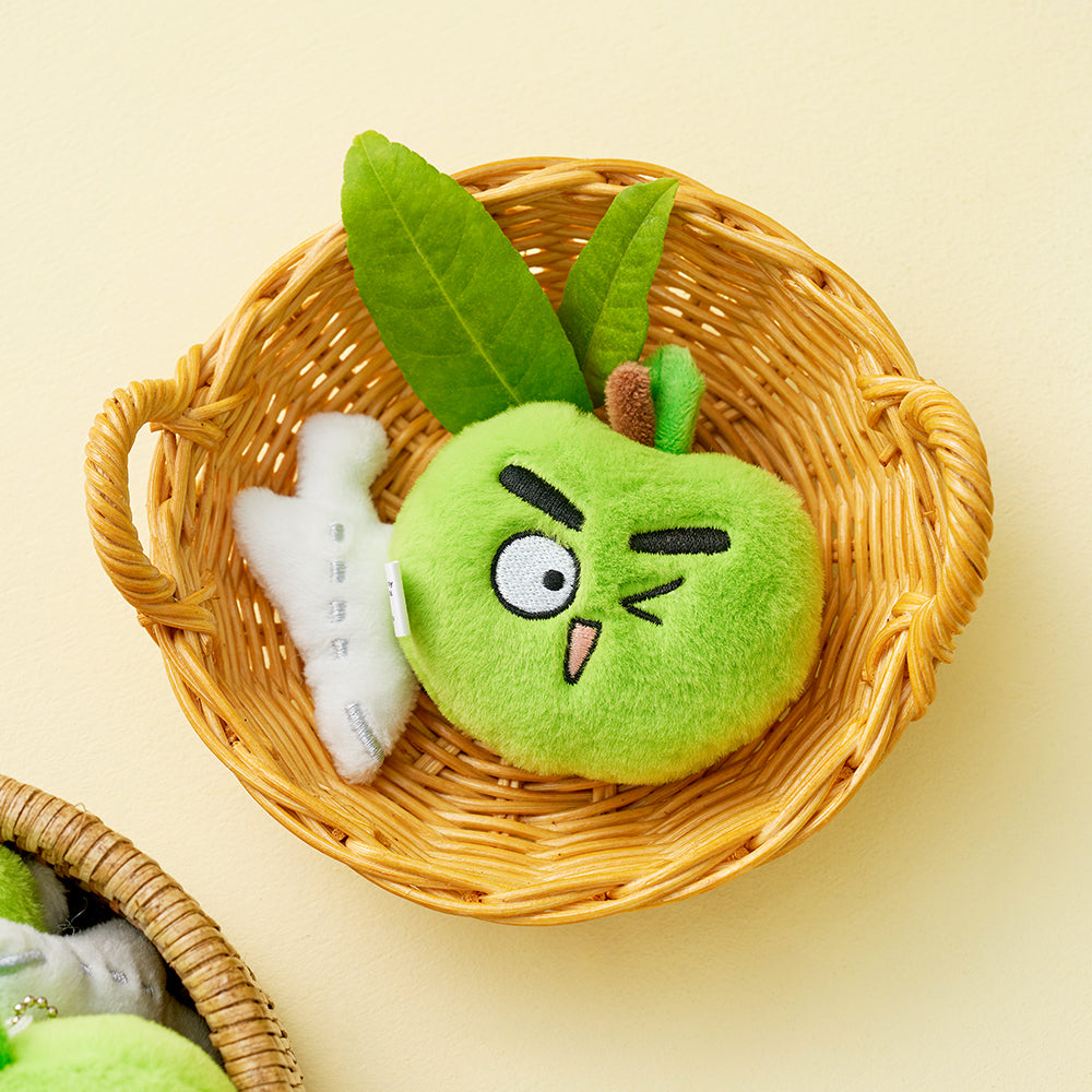 After School Lessons For Unripe Apples - Apple Plush Keyring