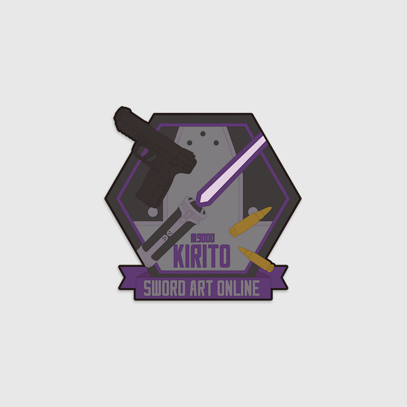 Sword Art Online x Gun Gale Online x ANIPLUS - Patch Kirito