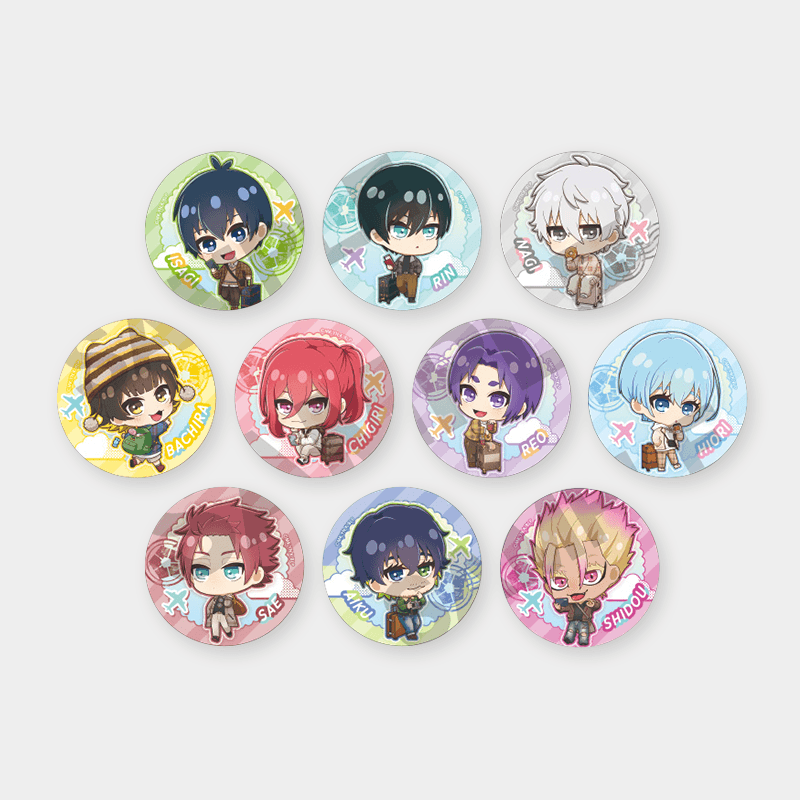 Blue Lock x ANIPLUS - Mini Character Travel Trading Can Badge Box