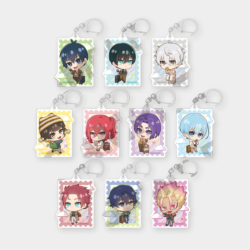 Blue Lock x ANIPLUS - Mini Character Travel Trading Acrylic Key Holder Box