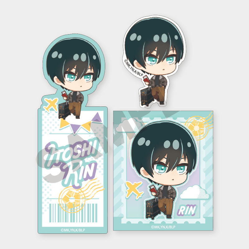 Blue Lock x ANIPLUS - Mini-chara Travel Sticker Set