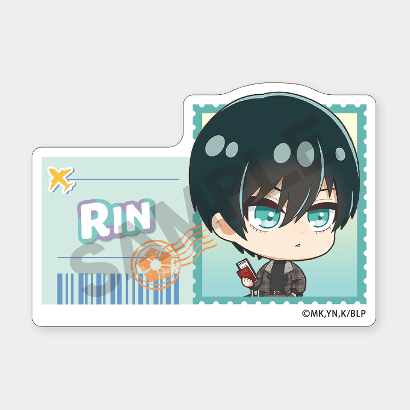 Blue Lock x ANIPLUS - Mini-Chara Travel Acrylic Name Badge