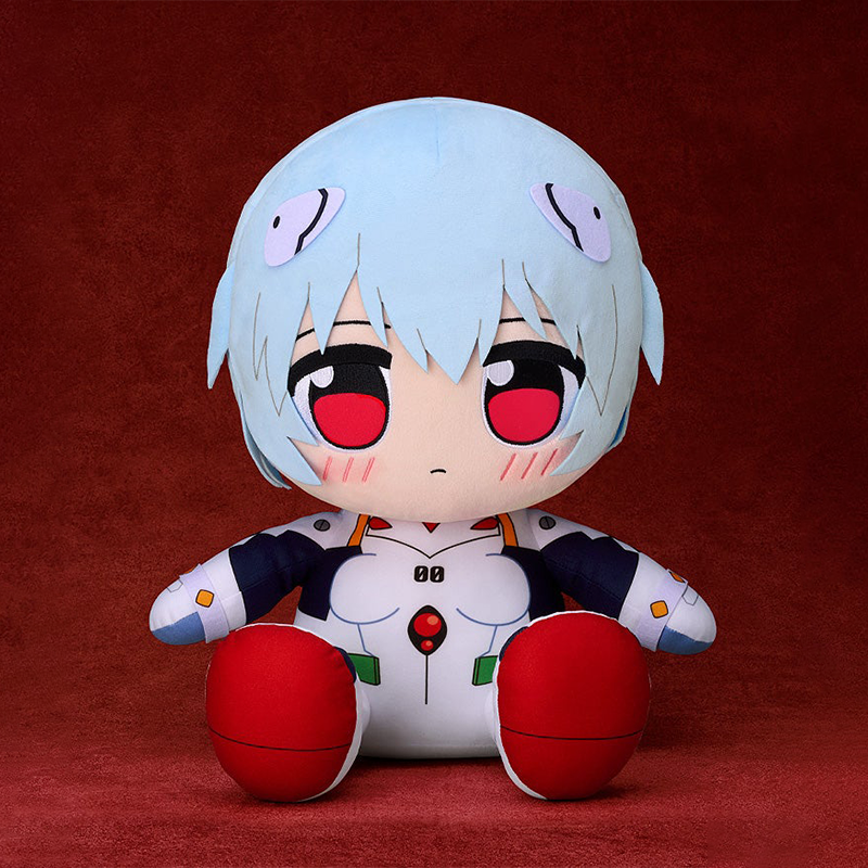 Evangelion New Theatrical Edition x ANIPLUS - Kuripan BIG Ayanami Rei Plush Doll