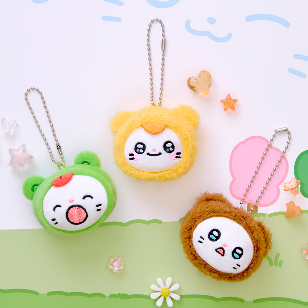 Meow Man - Soft Face Keyring