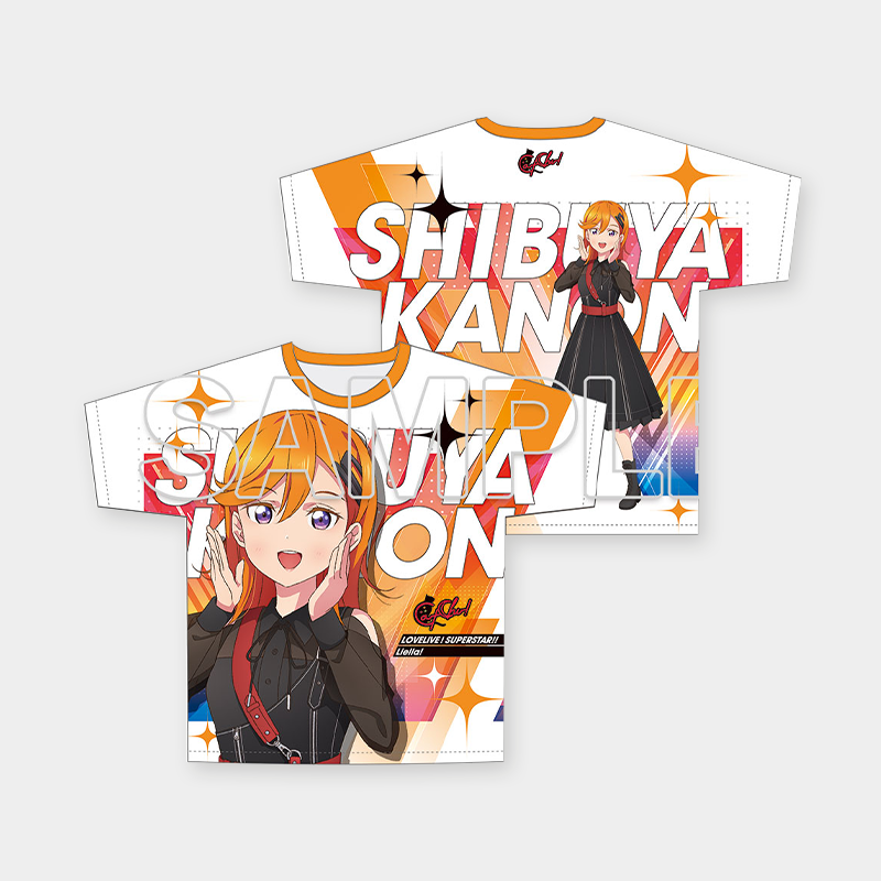 Love Live! Superstar!! x ANIPLUS - Full Graphic T-shirt Ver. Music-Talk-Teamwork!!