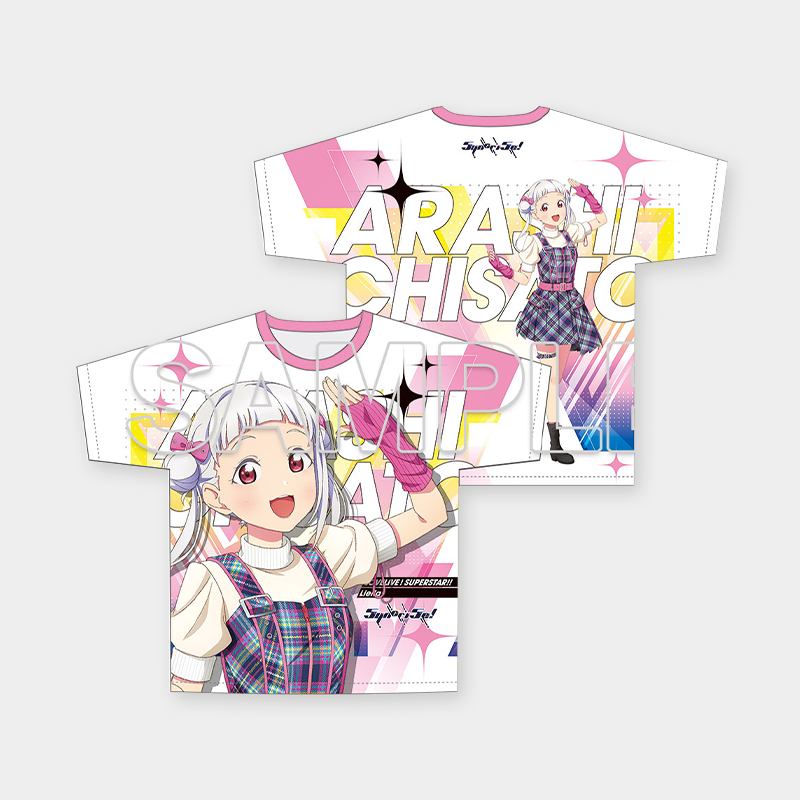 Love Live! Superstar!! x ANIPLUS - Full Graphic T-shirt Ver. Music-Talk-Teamwork!!