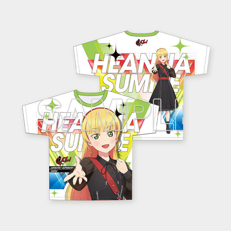 Love Live! Superstar!! x ANIPLUS - Full Graphic T-shirt Ver. Music-Talk-Teamwork!!