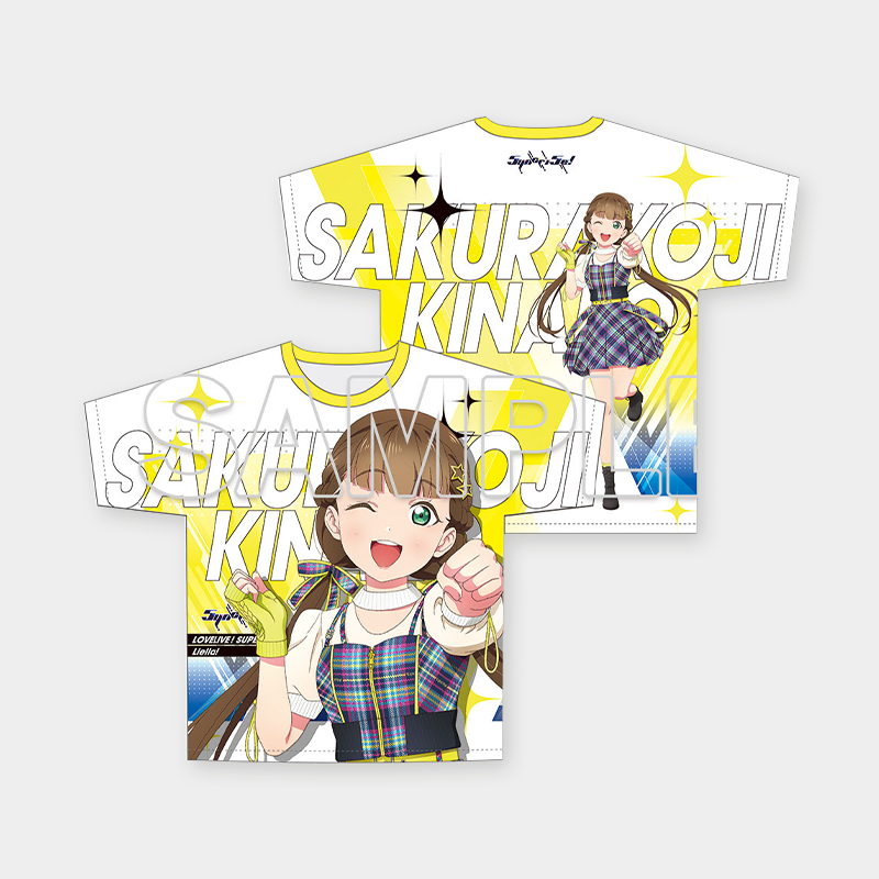 Love Live! Superstar!! x ANIPLUS - Full Graphic T-shirt Ver. Music-Talk-Teamwork!!