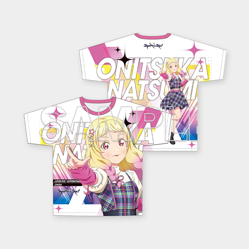 Love Live! Superstar!! x ANIPLUS - Full Graphic T-shirt Ver. Music-Talk-Teamwork!!