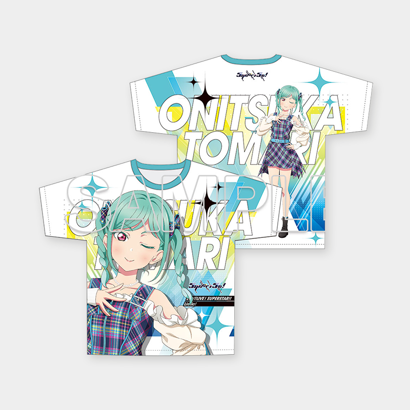 Love Live! Superstar!! x ANIPLUS - Full Graphic T-shirt Ver. Music-Talk-Teamwork!!