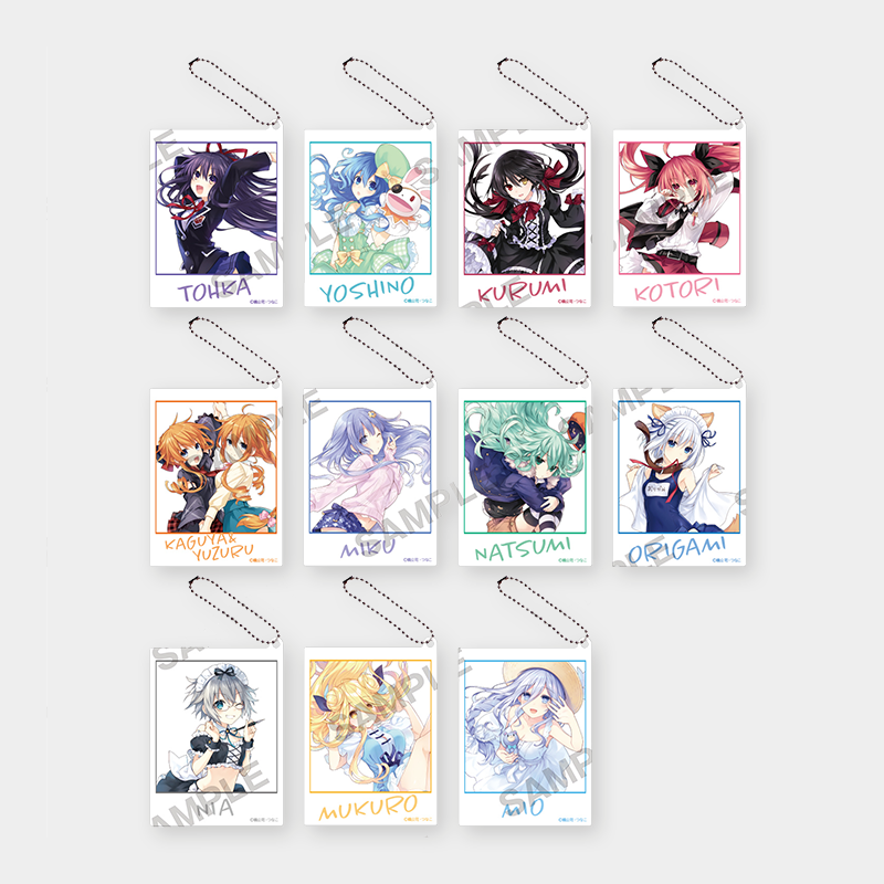 Date A Live x ANIPLUS - Trading Photo Style Acrylic Card Key Holder (Random)