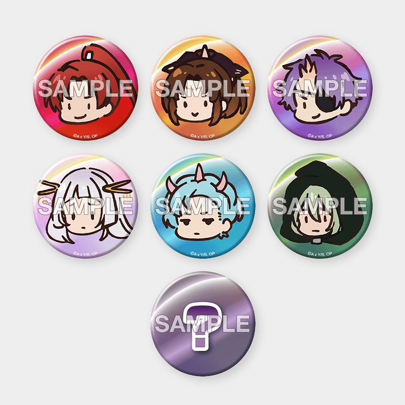 Favorite Child x ANIPLUS - Trading Hologram Chibi Can Badge Tokyo Blade BOX (7 types)