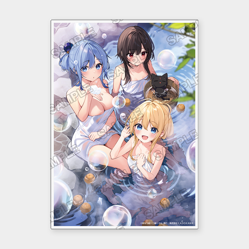 Konosuba: God's Blessing on This Wonderful World! x ANIPLUS - Hot Spring Ver. A5 Acrylic Panel