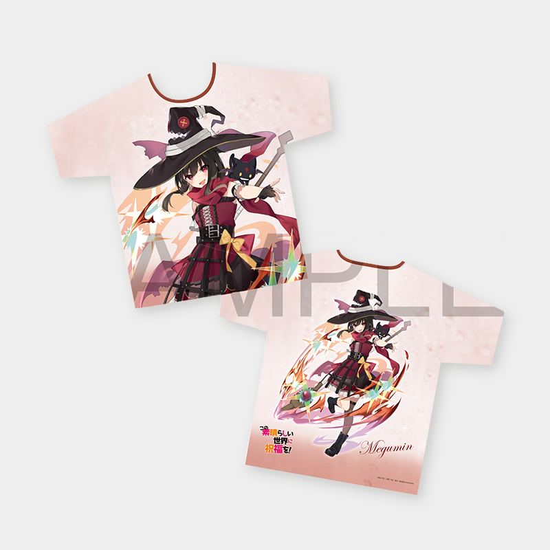 Konosuba: God's Blessing on This Wonderful World! x ANIPLUS - Megumin Full Graphic T-Shirt