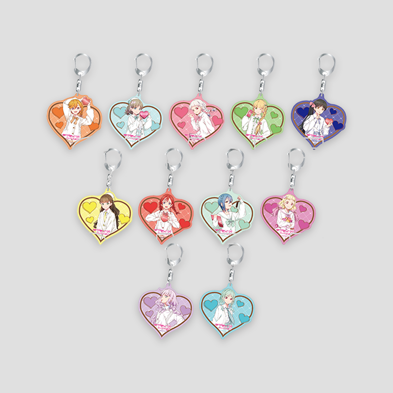 Love Live! Superstar!! x ANIPLUS - Trading Acrylic Keyholder Ver. Valentine 2025 (Random)