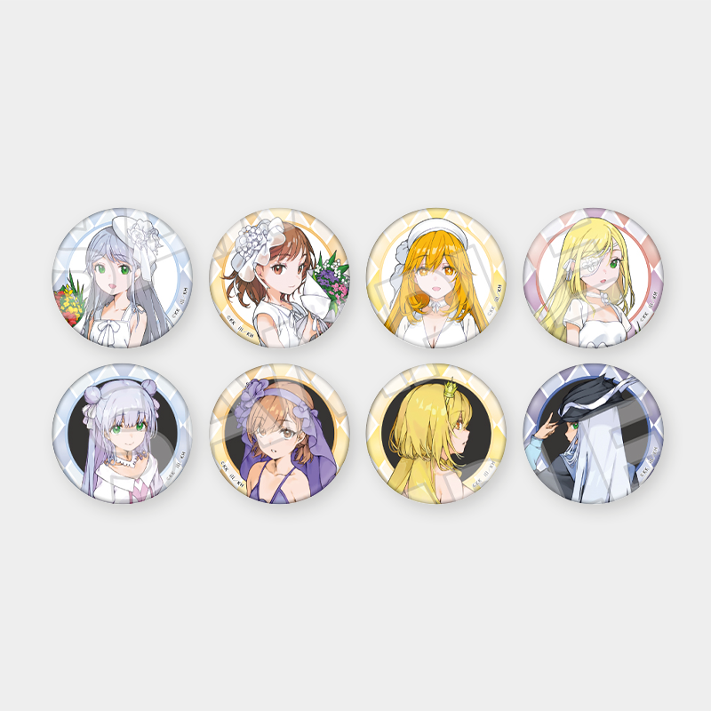 A Certain Magical Index x ANIPLUS - 20th Anniversary Trading Can Badge Ver. C