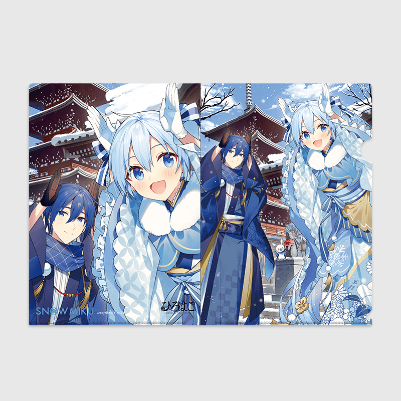 Yuki Miku x Hirohiko x ANIPLUS - File Holder Hirosaki Art by Yuuki Suzu