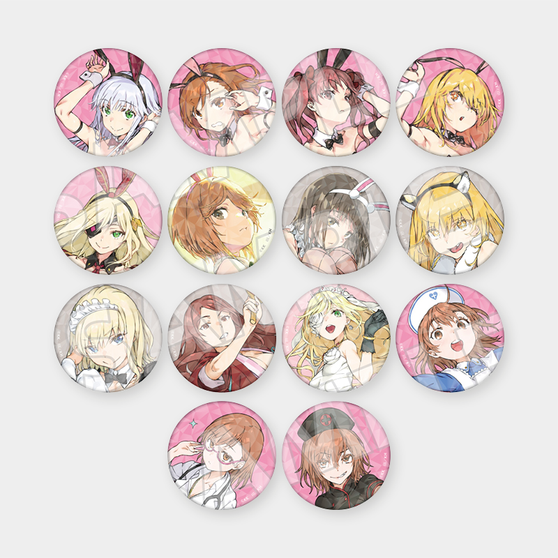 A Certain Magical Index x ANIPLUS - 20th Anniversary Trading Hologram Can Badge