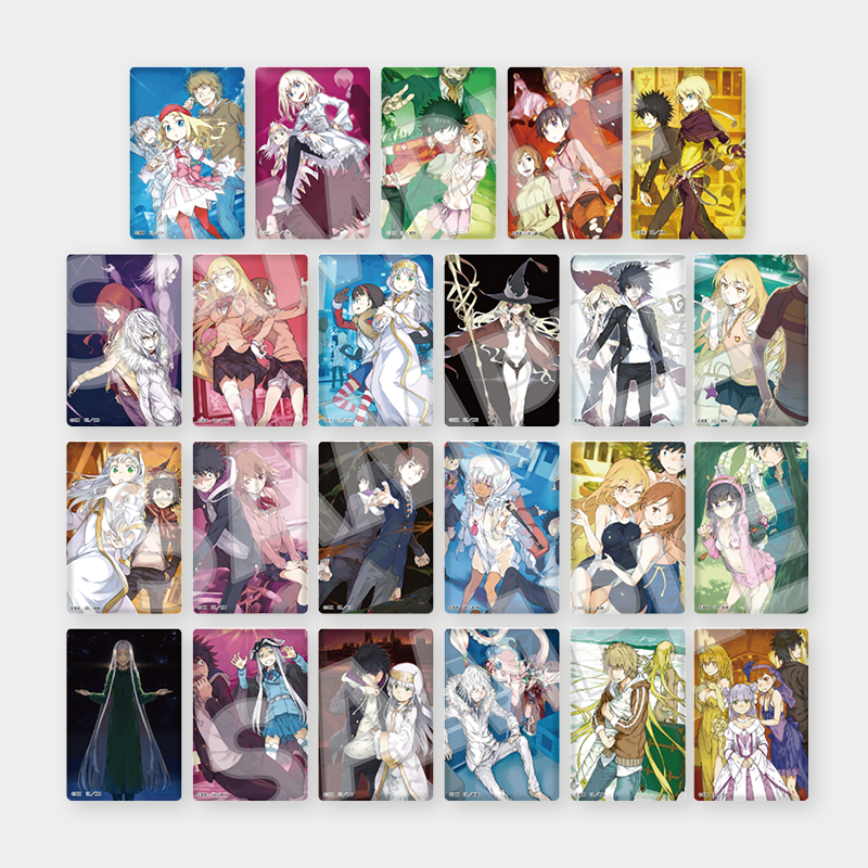 A Certain Magical Index x ANIPLUS - 20th Anniversary Trading Square Can Badge Ver. Dengeki Bunko Cover Illustration