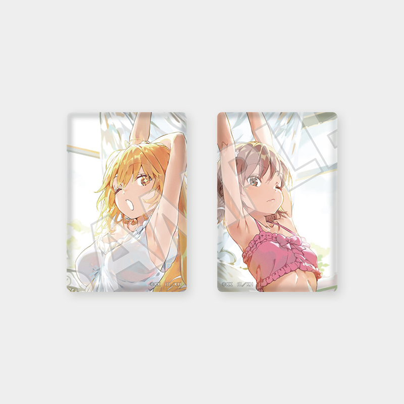 A Certain Magical Index x ANIPLUS - 20th Anniversary Square Can Badge Set Ver. Morning