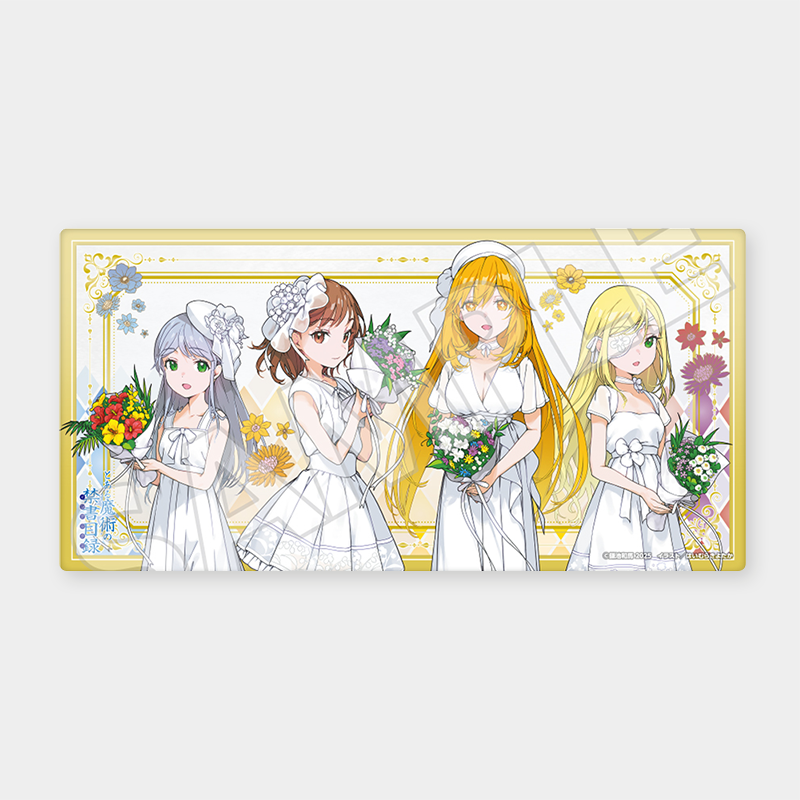 A Certain Magical Index x ANIPLUS - 20th Anniversary Desk Mat Ver. White Dress