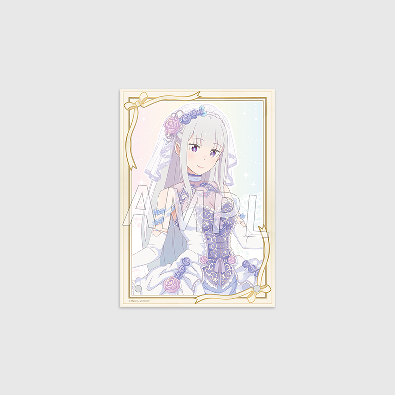 Re:Zero − Starting Life in Another World x ANIPLUS - Kirakira Acrylic Panel Wedding ver.