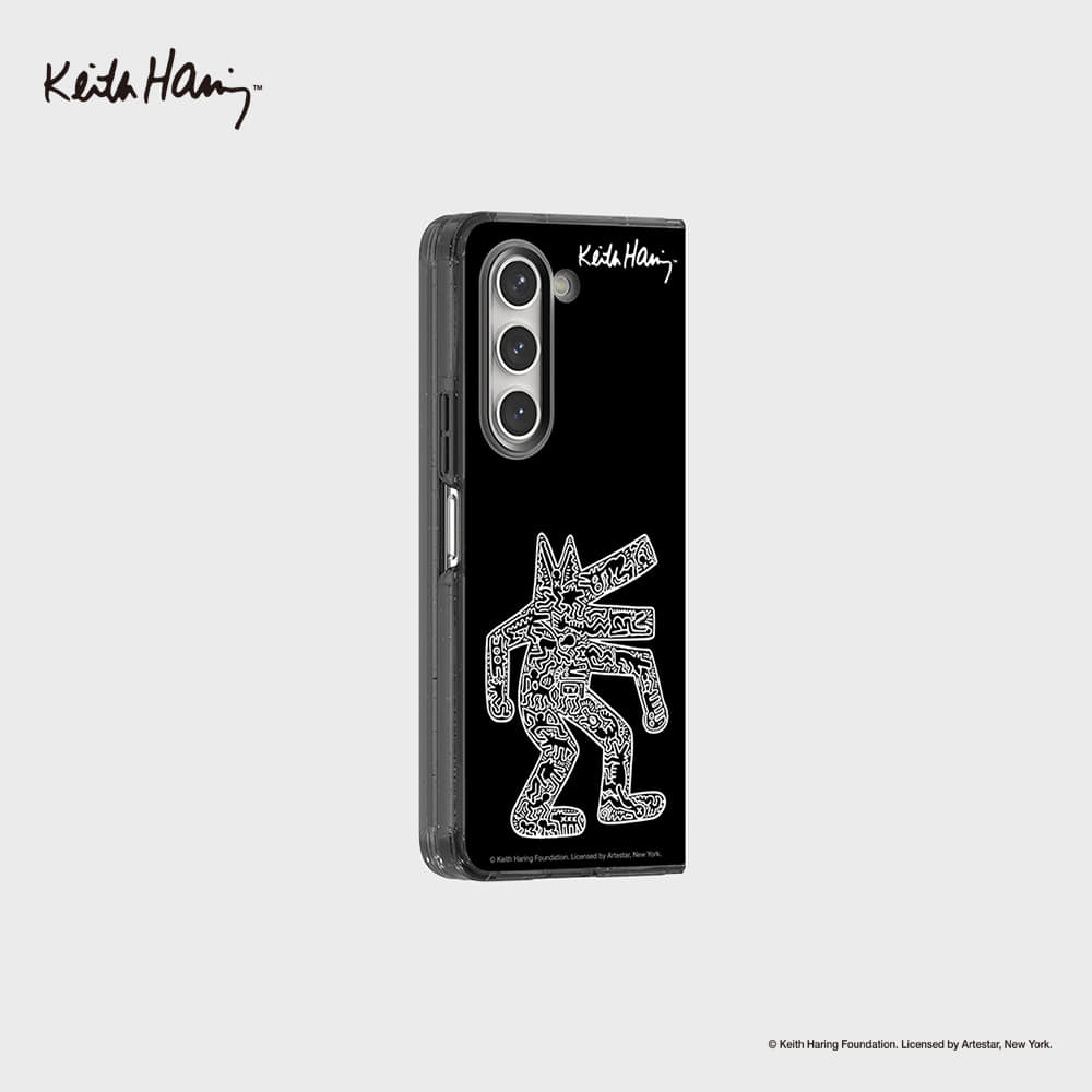 SLBS - Keith Haring Black Eco Lens Case (Galaxy Z Fold5)