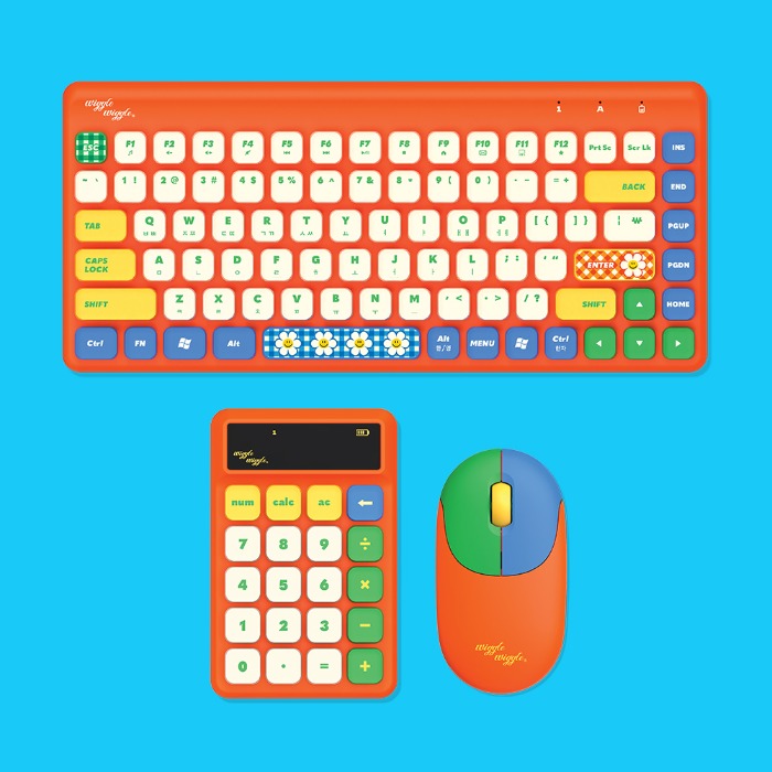 Wiggle Wiggle x ABKO - Wireless Keyboard and Mouse Set