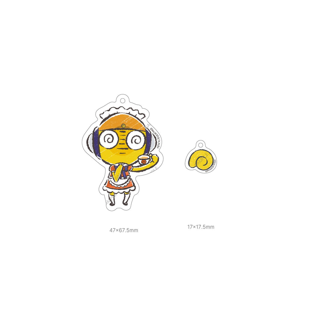 Keroro Gunsou - Cafe New Illustration Acrylic Keyring (Maid ver.)