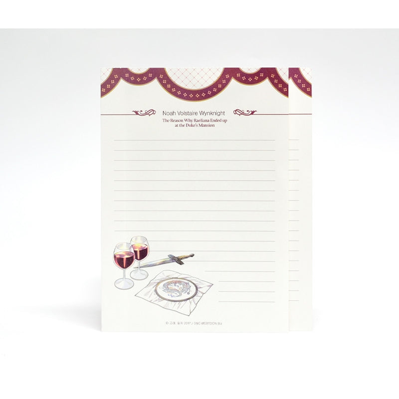 The Reason Why Raeliana Ended Up at the Duke's Mansion - Stationery Set