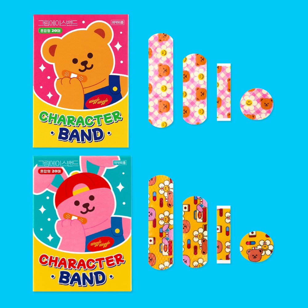 Wiggle Wiggle - Cutie Character Band Set