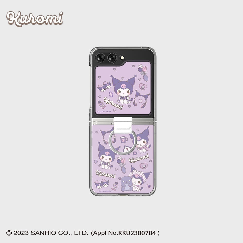 SLBS - Kuromi Ring Suit Case (Galaxy Z Flip5)